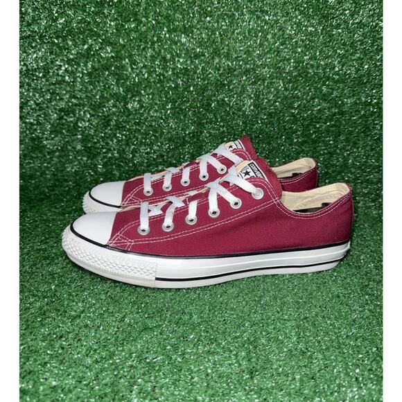 Converse Chuck Taylor All Star Men’s 8 Women’s 10 Burgundy Casual Shoes Sneakers - Picture 4 of 9
